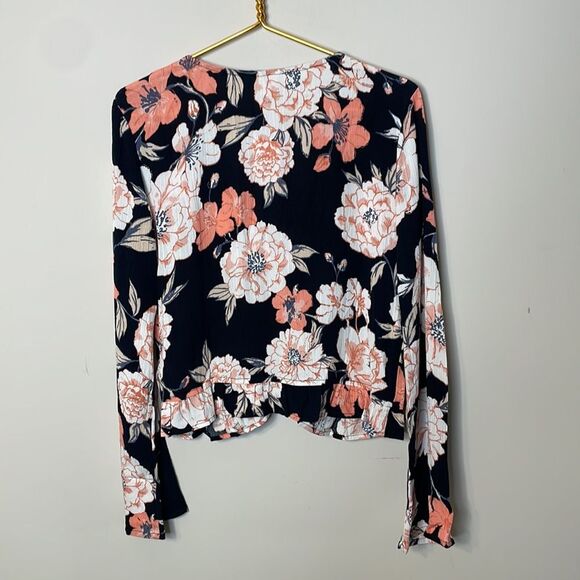 NWT ROXY Blue Day Baby Long Sleeve Top Size Large - Picture 7 of 8